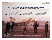 1/32 Pukin' Dogs: Taproom 102  USN McDonnell F-4J Phantom in t