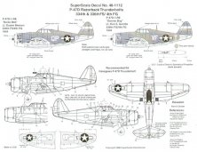 1/48 Republic P-47D Thunderbolt, 334 FS /4 FG, 336 FS/4 FG