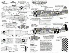 Microscale D�calcomanies P-47D Thunderbolt 1/72