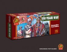 1/72 Burgundian Foot Soldiers, 100 Years War