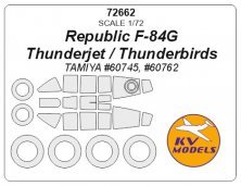 1/72 Republic F-84G Thunderjet / Thunderbirds masks