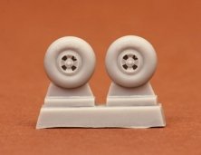 1/72 Hawker Hurricane Mk.I wheels (4-spoke) (for Airfix)