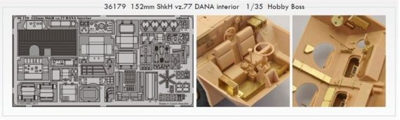 1/35 152mm ShkH vz.77 DANA interior (HOBBYB)