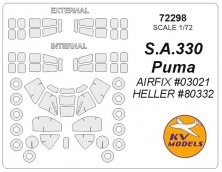 1/72 Aerospatiale S.A.330 Puma paint masks
