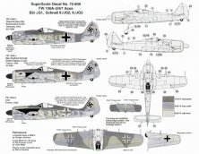 Microscale D�calcomanies Fw-190A-4/A-7 1/72