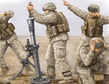 1/35 USMC M252 Mortar Crew