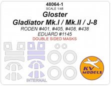 1/48 Gloster Gladiator Mk.I / Mk.II / J-8 for Roden