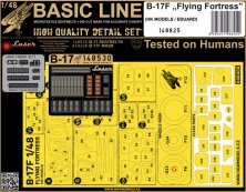 1/48 Boeing B-17F Flying Fortress Seat belts & Paint masks Basic