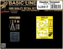 1/48 Hawker Tempest Basic LINE: seatbelts & masks