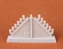 1/48 Spitfire PR XIX exhaust  round (AIRFIX)