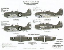 Microscale D�calcomanies Fighters US Navy 1942 1/72