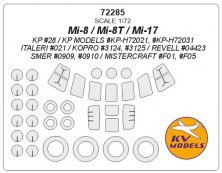 1/72 Mil Mi-8 / Mi-17 paint masks