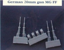 Aires Upgrade set: German 20mm guns MG FF