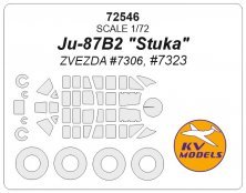 1/72 Junkers Ju-87B2 Stuka + wheels masks
