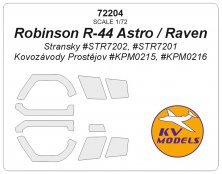 1/72 Robinson R-44 Astro / Raven mask for Stransky