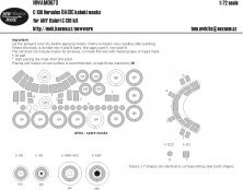 1/72 Lockheed C-130 Hercules Basic kabuki masks