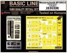 1/35 Messerschmitt Bf-109G-6 Basic LINE: seatbelts + masks Borde
