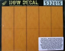 1/32 Decals Light Wood  YELLOW (transpar.) SMALL