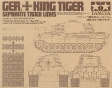 Tamiya King Tiger Sd.Kfz.182 Track Links 1/35 Moveable