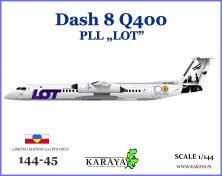 1/144 Dash 8 Q400 PLL LOT plastic parts Amp Ua