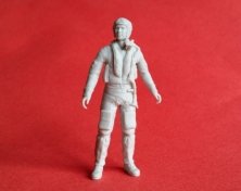 1/72 Eurofighter Typhoon pilot, with helmet on, and open visor