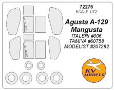 1/72 Agusta A-129 Mangusta paint masks