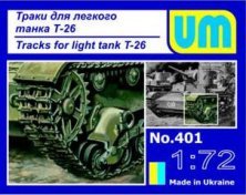 Unimodel Chenilles T-26 1/72 Moul�es injection