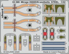 1/32 Mirage 2000D/N seatbelts STEEL