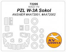 1/72 Pzl W-3A Sokol mask for Answer
