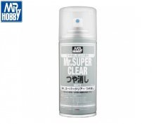 Mr. Super Clear Spray  Matt (Flat)