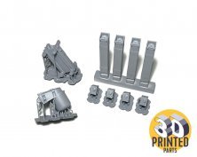 1/35 Rafael Spike Nlos missile system for Iaf AH-64D Apache