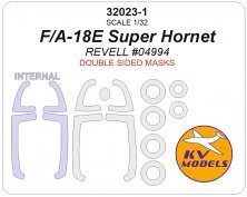 1/32 Boeing F/A-18E Super Hornet in & outside mask for Revell