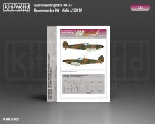 1/24 Supermarine Spitfire Mk.Ia Canopy and Wheels Mask