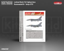 1/48 Lockheed-Martin F-16C Fighting Falcon wheels & canopy mask