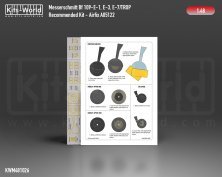 1/48 Messerschmitt Bf-109 Canopy & Wheel Mask Set