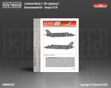 1/48 Lockheed-Martin F-35A Lightning II Canopy/Wheel Masks