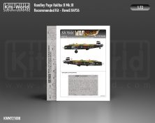 1/72 Handley-Page Halifax B Mk.III wheels and canopy paint mask