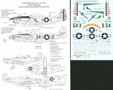 1/48 North American P-51D, 41 FS/35 FG, 363 FS/367 FG