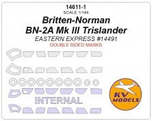 1/144 Britten-Norman BN-2A Mk III Trislander paint masks