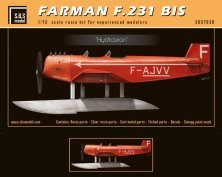 SBS MODEL Farman F.231 bis Hydravion Kit R�sine 1/72