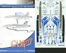 CAM PRO 1/48 F/A-18C Hornet VFA-81 VFA-37 Abziehbilder