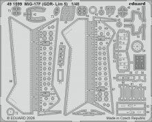 Eduard 1/48 MiG-17F RDA Lim 5 Set pour Kinetic