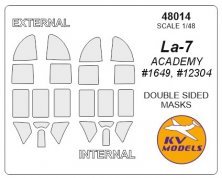 1/48 Lavochkin La-7 Double-sided and wheels masks