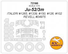 1/72 Junkers Ju-52/3m + wheels masks