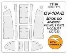1/72 North-American OV-10A/D Bronco + wheels masks
