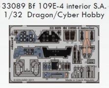 1/32 Bf 109E-4 interior S.A. Dragon/Cyber Hobby