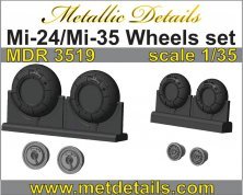 1/35 Mil Mi-24V/Mi-35 Hind-E Helicopter Wheels set