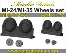 1/72 Mil Mi-24/Mi-35. Wheels set