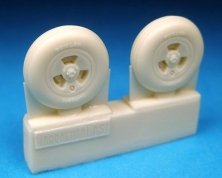 1/48 Supermarine Spitfire 3 slot wheels  Circumferential