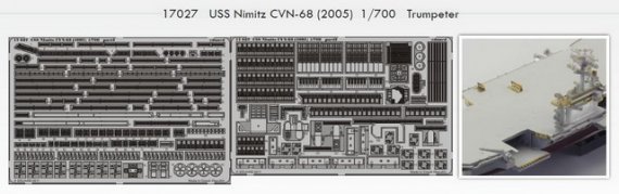 1/700 USS Nimitz CVN-68 (2005) Trumpeter